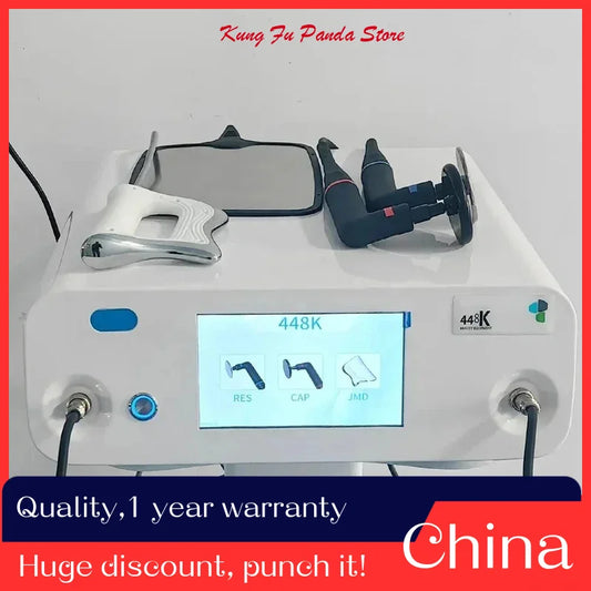 2025 448Khz Tecar CET RET JDM Pain Relief Physical Therapy Machine Diatermia Body Shaping Fat Reduction Skin Tightening Machine