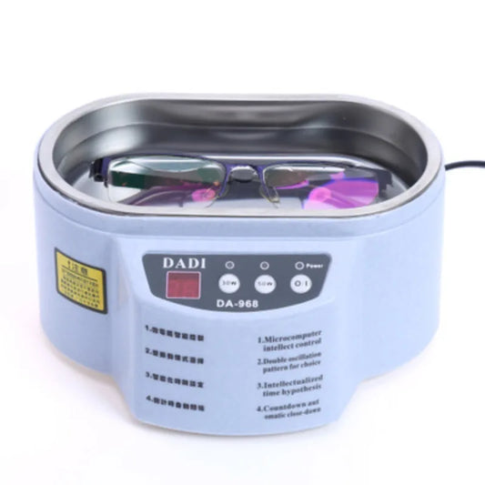 Ultrasonic Cleaner 30/50W Sonicator Bath 40Khz Degas For Watches Contact Lens Glasses Denture Teet
