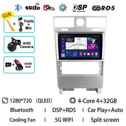 Android 15 Car Radio For Lincoln Navigator 2002 - 2006 GPS Wireless Carplay Auto Multimedia Player Navi Head Unit Stereo QLED BT