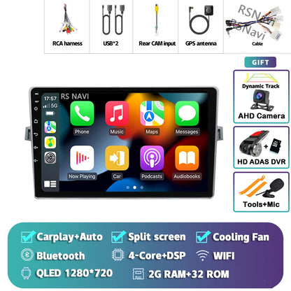 Android 14 Car radio Navigation Multimedia Player For Toyota Verso 2010 2011 2012 2013 2014 2015 2016 Carplay Auto Stereo video