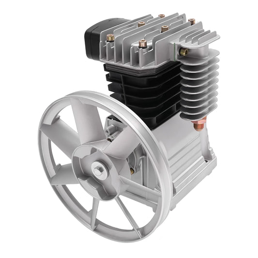 3HP Air Compressor Pump Head Piston Compressor Dual Cylinder Design 960rpm Outstanding Heat Dissipation Low Noise