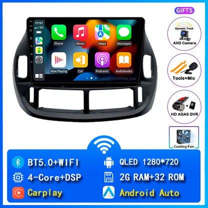 Android 14 Carplay Car Radio For Toyota Estima ACR30 2000 2001 2002 -2005 Navigation DSP Multimedia Player stereo wifi+4G BT GPS