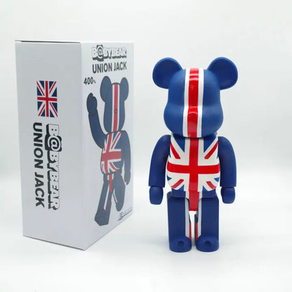 Bearbrick400 cartoon bear tide doll hand-made movable model home decoration Christmas gift birthday gift collection