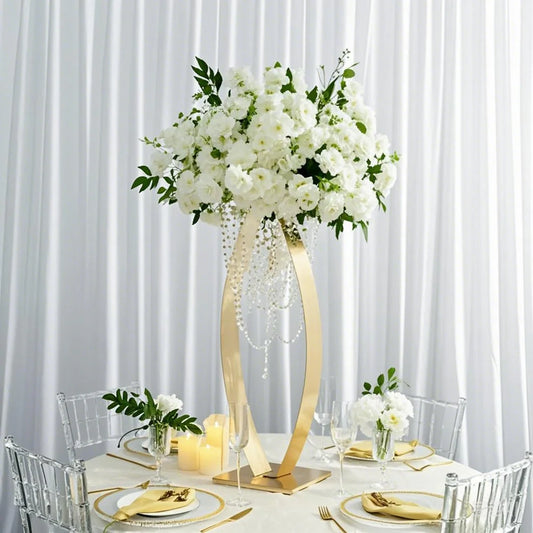 4/5/10 PCS 30-Inch Metal Flower Rack Stands for Wedding Centerpieces Event Party Decor Road Lead Flower Arrangement Supports
