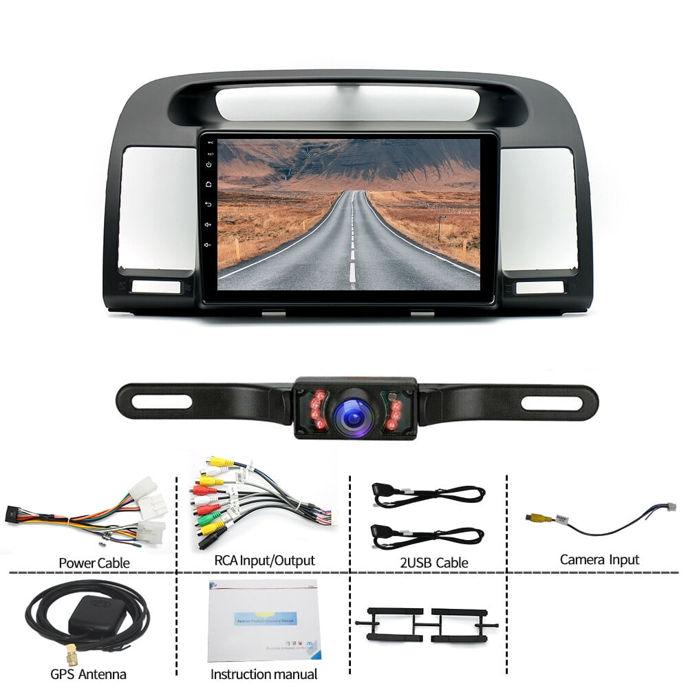 Toyota Android Head Unit   IKASEFU Android 13 Car Radio for Toyota Camry 2000-2006, 9 Inch Head Unit Car Stereo with IPS HD Touch Screen, Wireless CarPlay Android Auto, GPS, WiFi, Backup Camera, SWC, 4+64GB