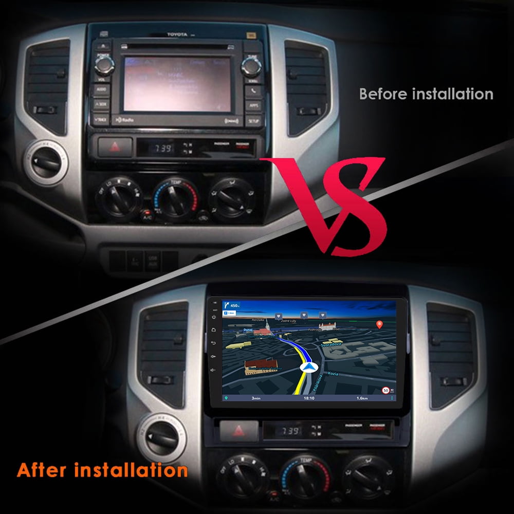 Toyota Android Head Unit   For Toyota Tacoma Hilux 2005-2013 Android 12 Apple Carplay Wifi 32GB Car Stereo Radio Head Unit GPS Navigation