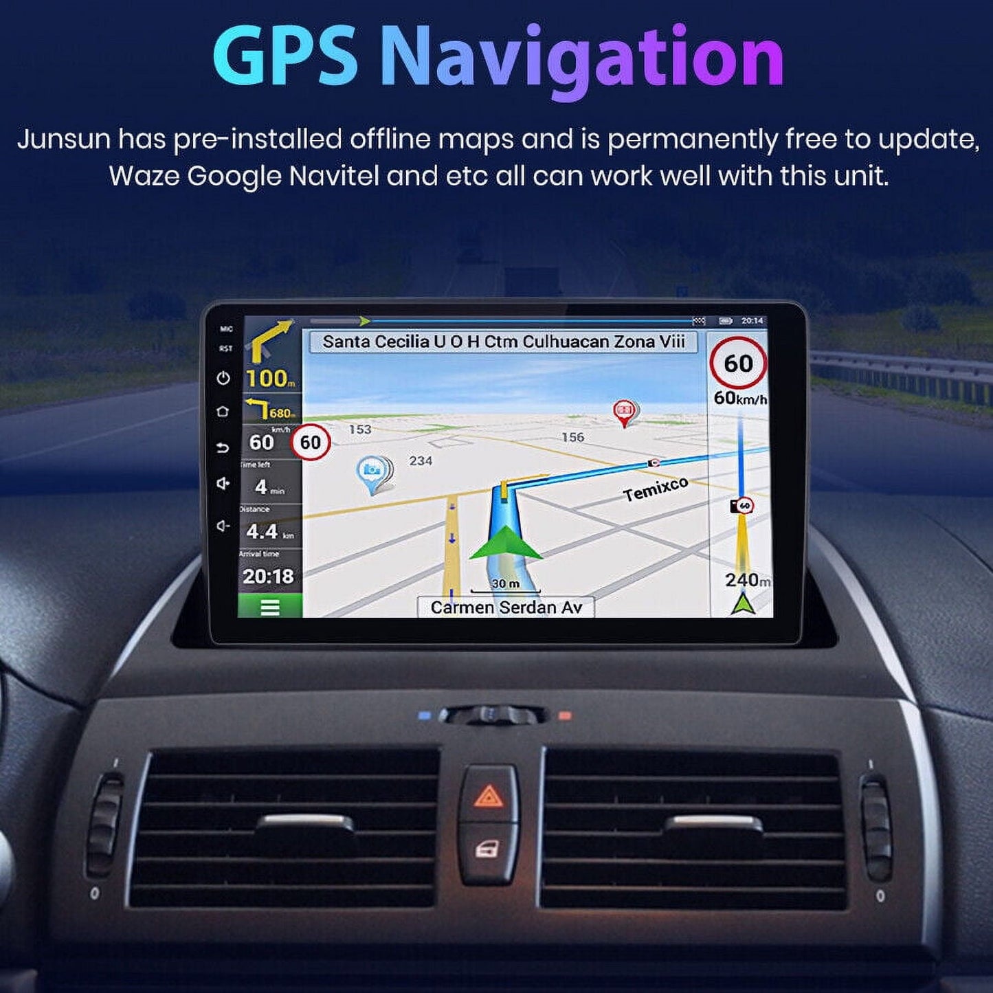 BMW     iSpchen Android 13 Car In-Dash Unit for BMW X3 E83 (2004-2012), 9" Touchscreen, Bluetooth, GPS