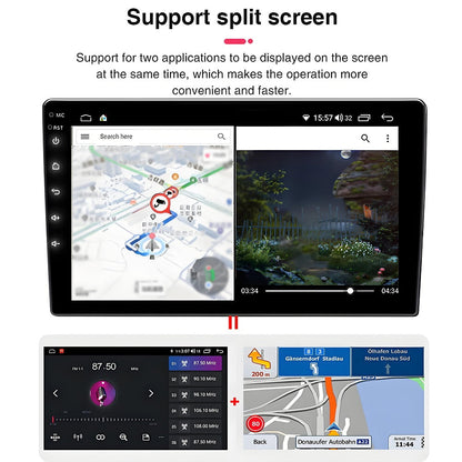 Toyota Android Head Unit   Android Radio for Toyota Avalon 2005-2010 Touch Screen with Wireless Carplay Android Auto,Car Stereo Bluetooth Navigation Media Player GPS WIFI Backup Camera