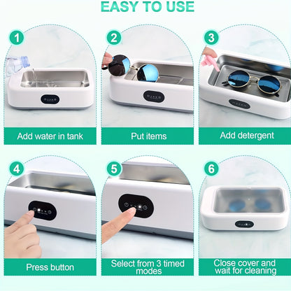 Digital Display Ultrasonic Cleaning Machine with 4 Modes (Vibration, High Intensity, Gentle & Powe