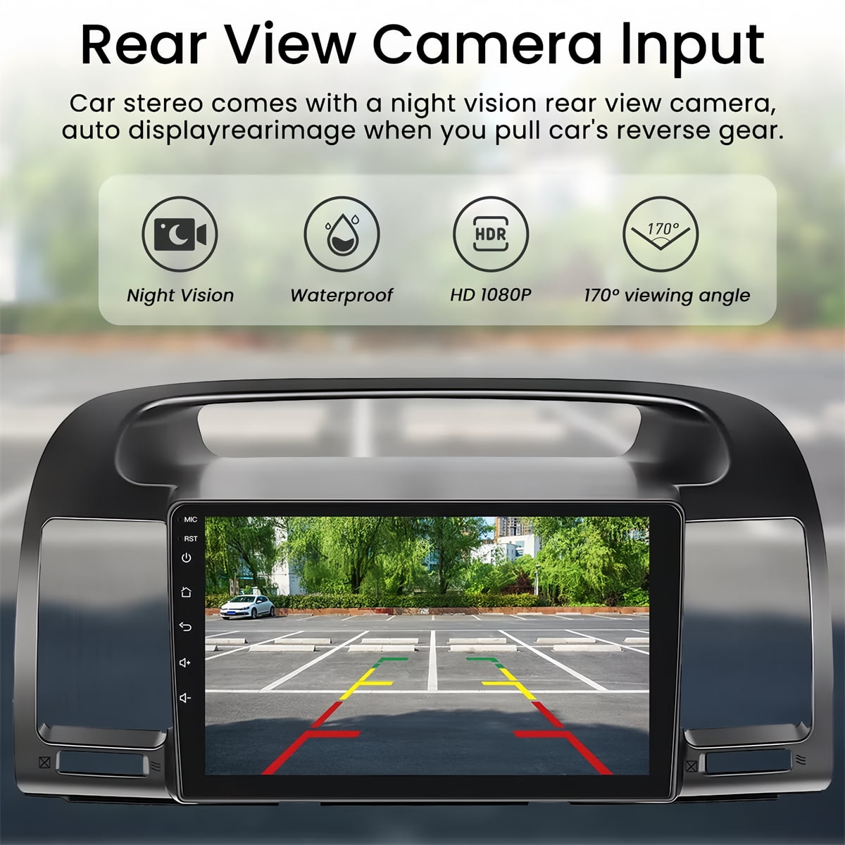 Toyota Android Head Unit   IKASEFU Android 13 Car Radio for Toyota Camry 2000-2006, 9 Inch Head Unit Car Stereo with IPS HD Touch Screen, Wireless CarPlay Android Auto, GPS, WiFi, Backup Camera, SWC, 4+64GB