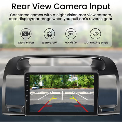 Toyota Android Head Unit   IKASEFU Android 13 Car Radio for Toyota Camry 2000-2006, 9 Inch Head Unit Car Stereo with IPS HD Touch Screen, Wireless CarPlay Android Auto, GPS, WiFi, Backup Camera, SWC, 4+64GB