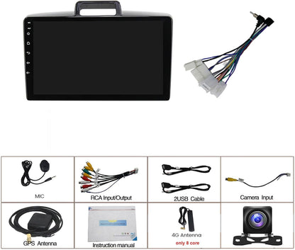 Toyota Android Head Unit   DEHIWI Android 13 Car Stereo GPS Navigation Head Unit for Toyota Corolla Axio 2015~2017 Car Radio with 720P Backup Camera Supports Bluetooth WiFi SWC FM Radio Mirror Link Carplay