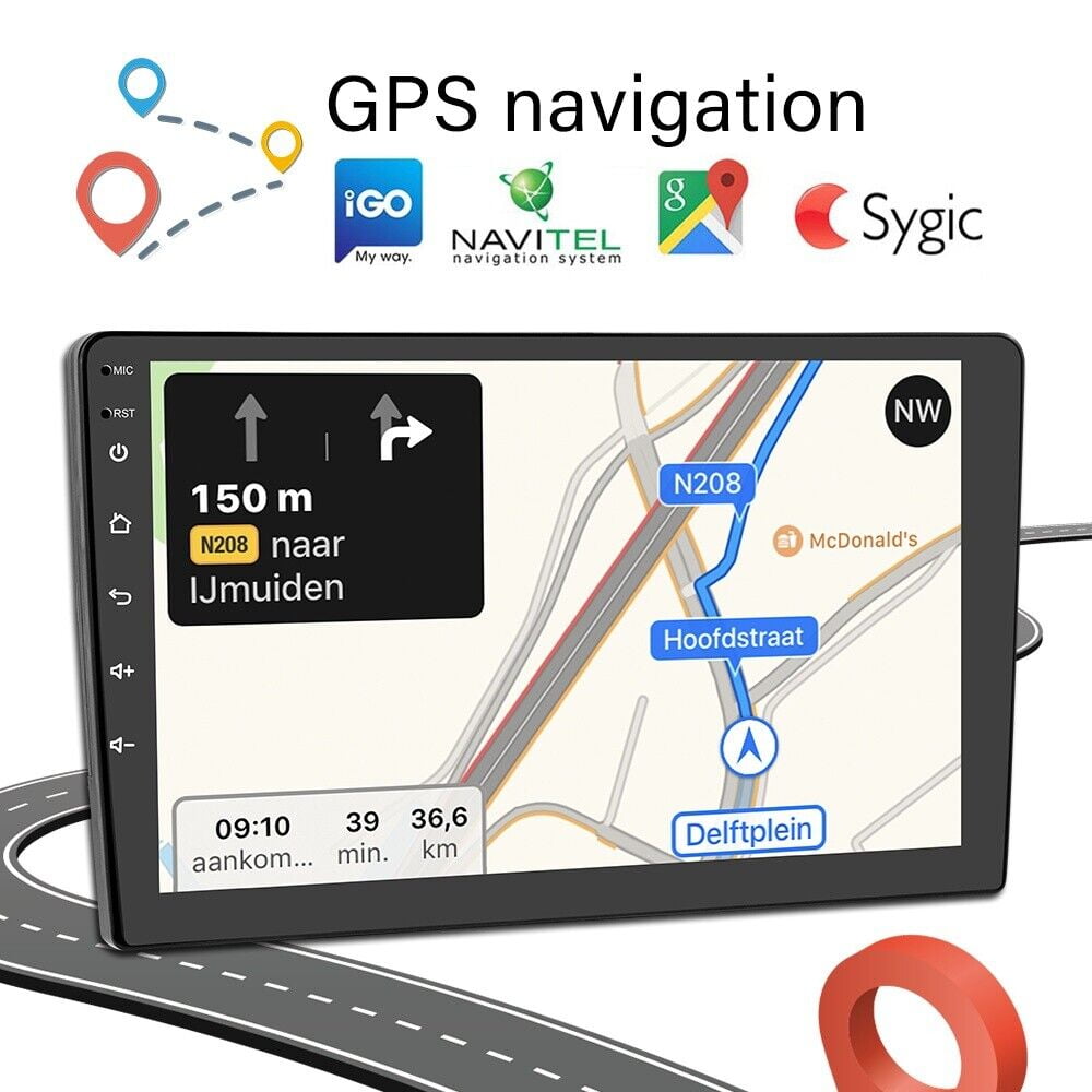 Toyota Android Head Unit   Android 13 Car Radio Stereo for Toyota Sienna 2015-2018, 9" Car Multifunctional Player Support Carplay Android Auto GPS Navigation WIFI Bluetooth Rear Camera 4GB RAM + 64GB ROM, Black