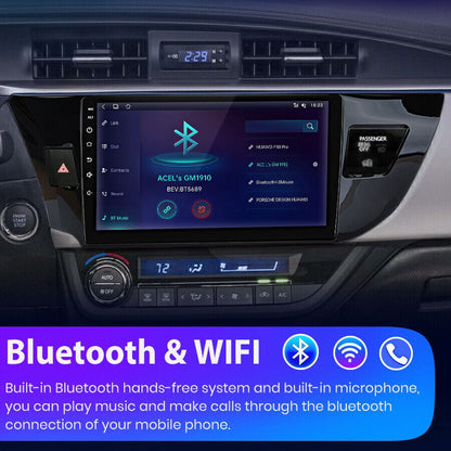 Toyota Android Head Unit   Awesafe Wireless Carplay Car Stereo for Toyota Corolla 2013 2014 2015 2016 with Android Auto,10 Touchscreen 32GB Radio GPS Navigation WiFi FM ABluetooth +Mic